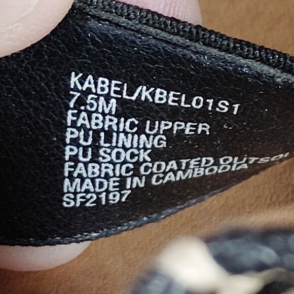 Steve Madden Sz 7.5M Sandals Kabel Cork Shoes Wide Straps Ankle Wedge - Picture 8 of 8